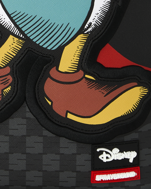 B9150_9 DISNEY SCROOGE COUNTING MONEY BACKPACK