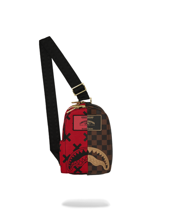 REVERSE HALF SPLIT BACKPACK SLING