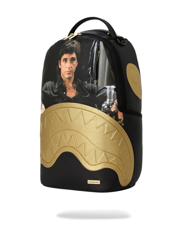 SCARFACE GOLD EMBOSSED BACKPACK