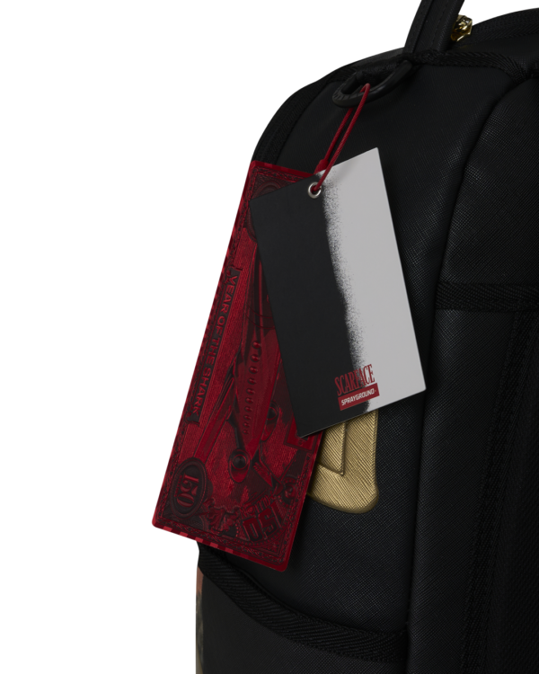 SCARFACE GOLD EMBOSSED BACKPACK