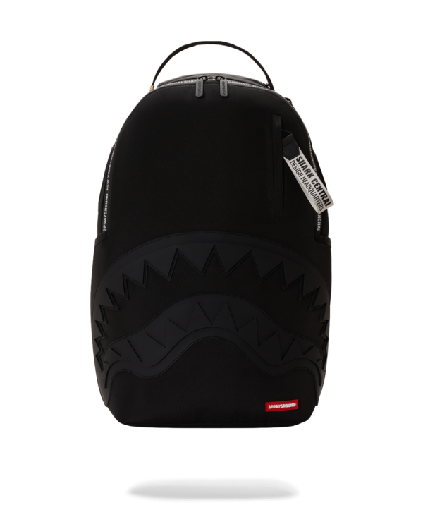 B9587_1 SHARK CENTRAL PRINTED ZIP BACKPACK