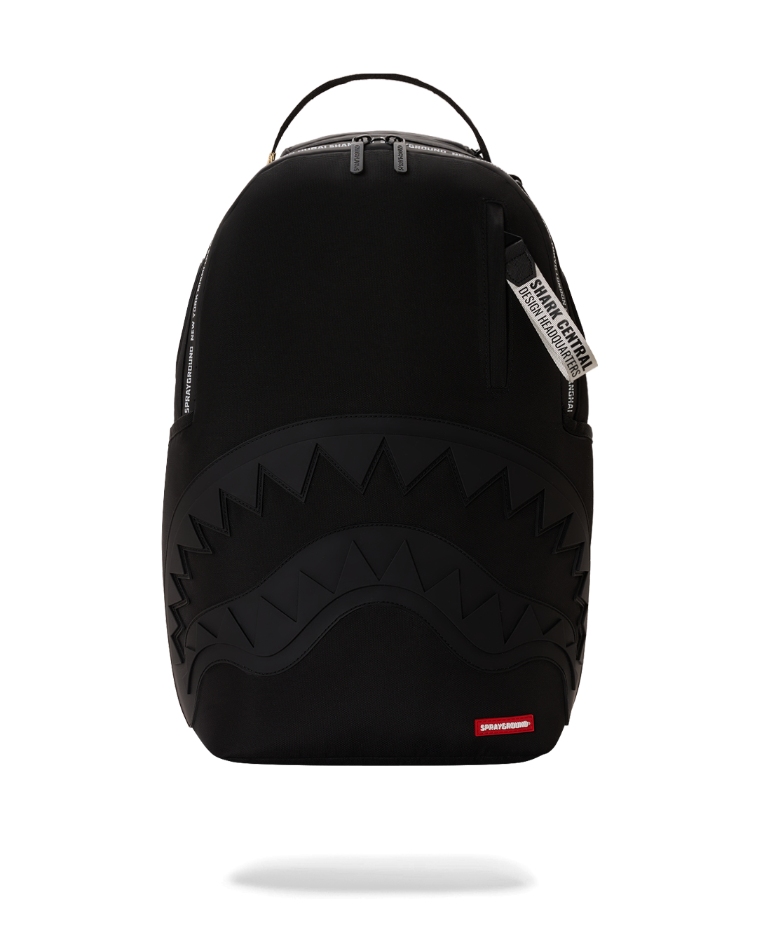 SHARK CENTRAL PRINTED ZIP BACKPACK