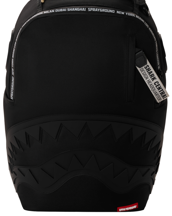 B9587_D5 SHARK CENTRAL PRINTED ZIP BACKPACK