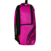 SHARK CENTRAL WHITE STENCIL SHARK PINK NYLON BACKPACK