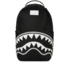 SHARK CENTRAL WHITE STENCIL SHARK BLACK NYLON BACKPACK