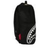 SHARK CENTRAL WHITE STENCIL SHARK BLACK NYLON BACKPACK