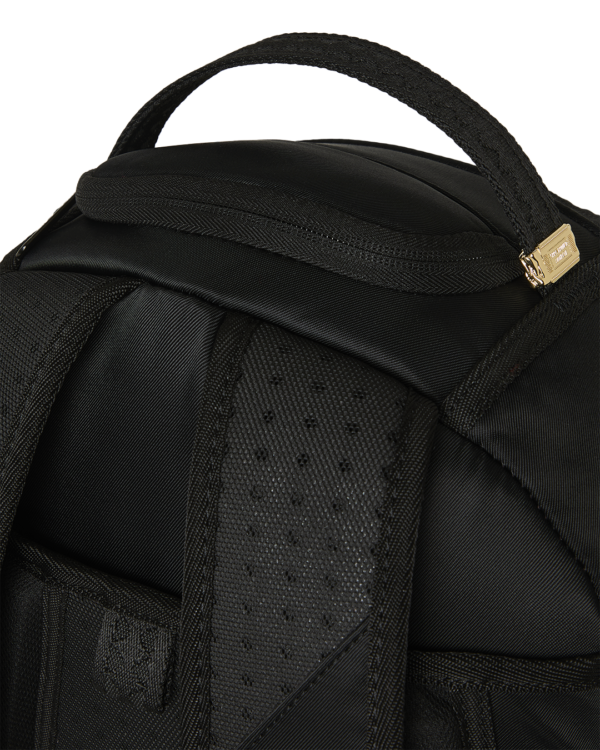 SHARK CENTRAL WHITE STENCIL SHARK BLACK NYLON BACKPACK