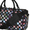 D9439_5 CRAZY CHECK MINI DUFFLE