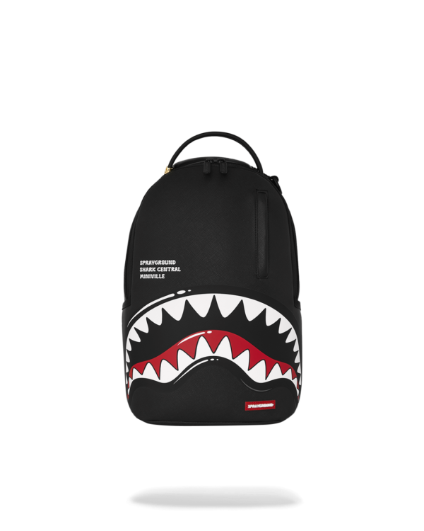 M9567_1 BLACK TOON SHARK MINI BACKPACK