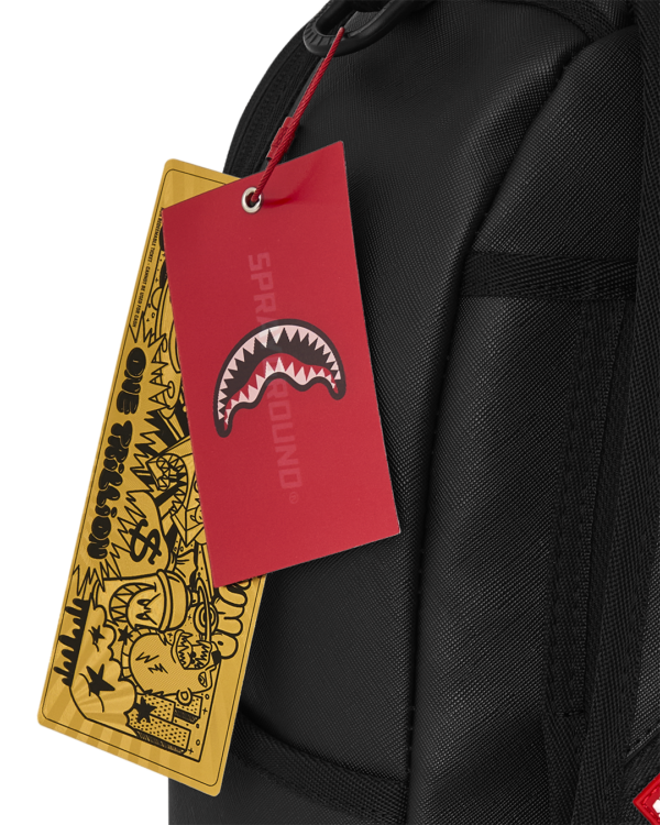 M9567_T BLACK TOON SHARK MINI BACKPACK