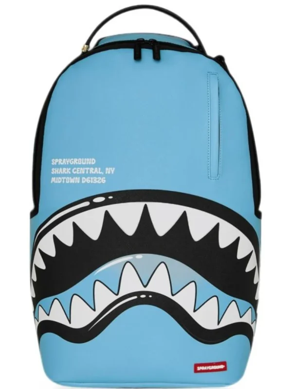 SHARK CENTRAL BUBBLY LIGHT BLUE BACKPACK
