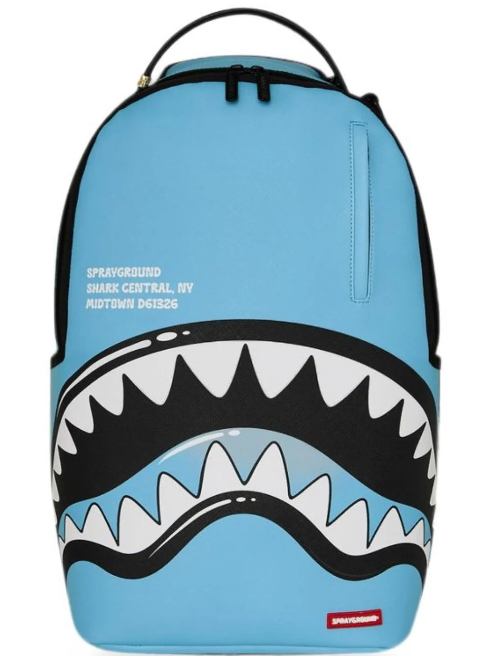 SHARK CENTRAL BUBBLY LIGHT BLUE BACKPACK