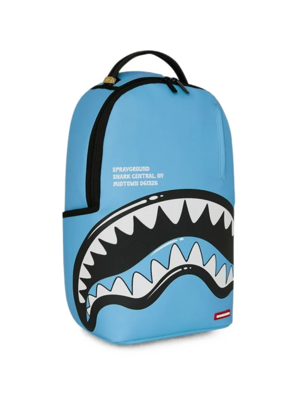 SHARK CENTRAL BUBBLY LIGHT BLUE BACKPACK