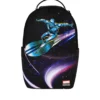 MARVEL AVENGERS SILVER SURFER COLLAGE EMBOSSED SHARK BACKPACK