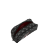B9316_5 SHARK IN PARIS WTF BUBBLE BLACK CHECK POUCH