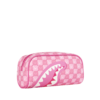 PINK NEW CHECK FACES POUCH