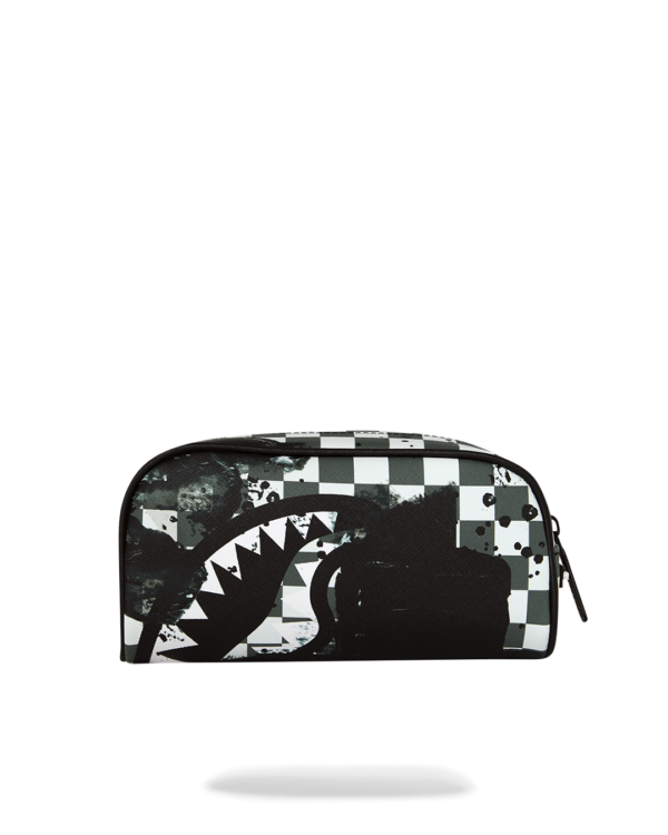 PAINTED OVER CHECK POUCH