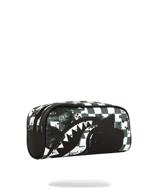 PAINTED OVER CHECK POUCH