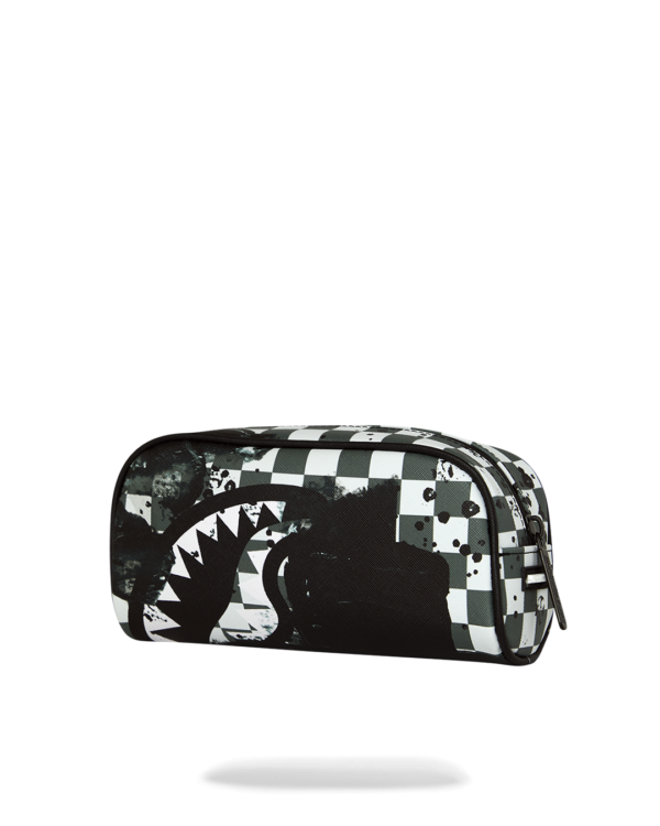 PAINTED OVER CHECK POUCH