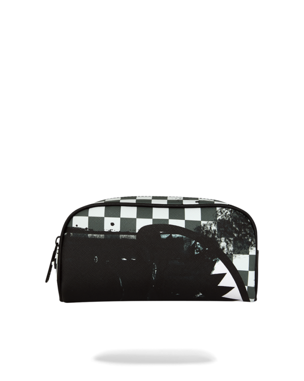 PAINTED OVER CHECK POUCH