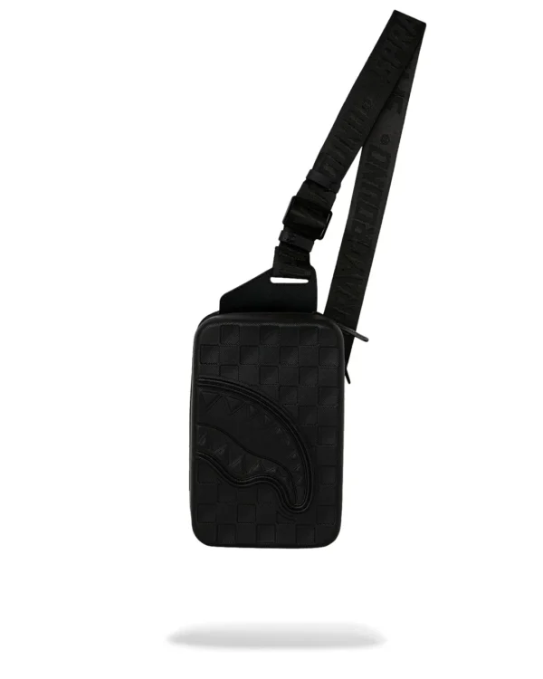 RAISED CHECK HARD SHELL SLING