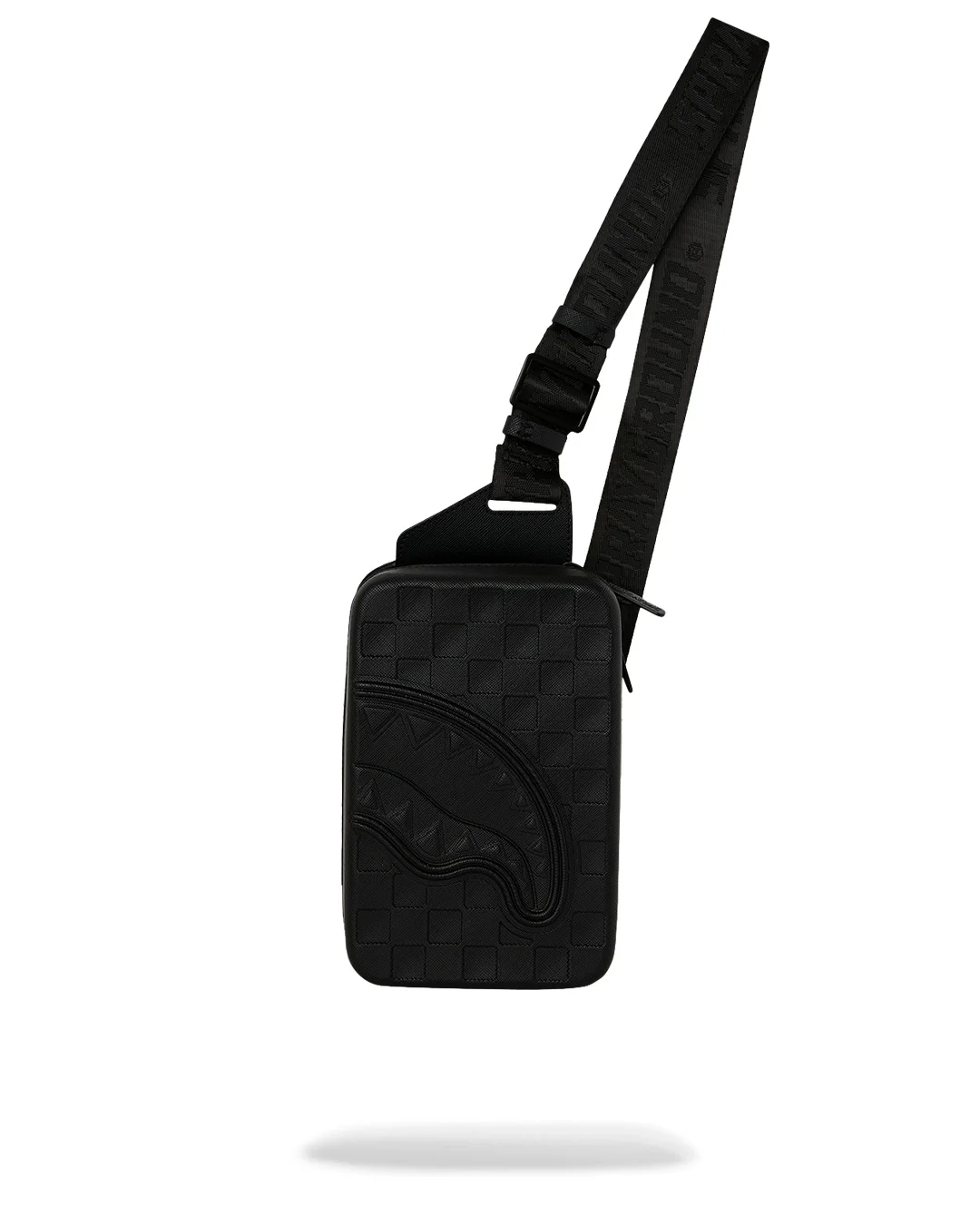 RAISED CHECK HARD SHELL SLING