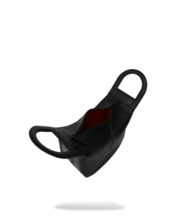 LUX BLACK GHOST DRIP HANDBAG