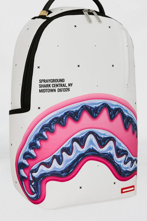SHARK CENTRAL LIQUID CHROME BACKPACK