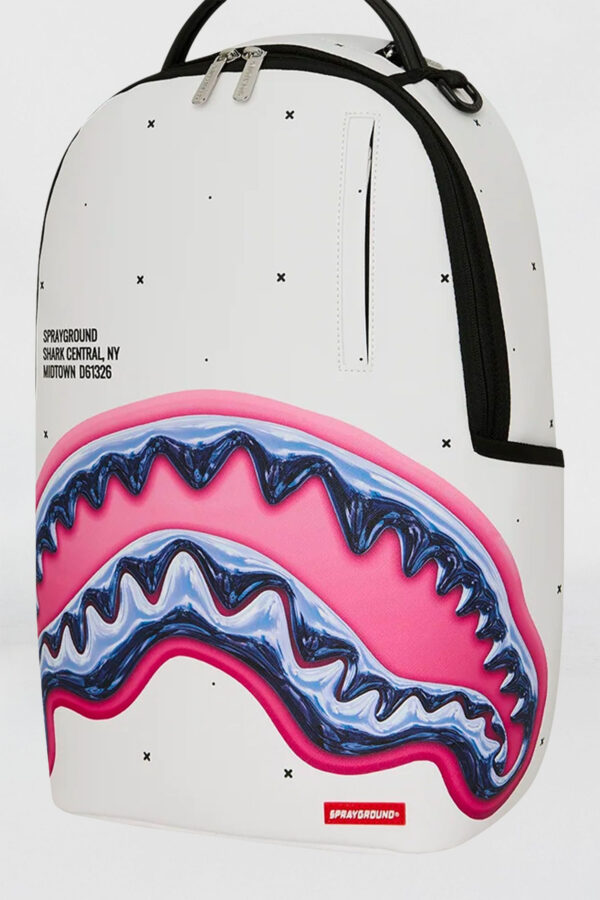 SHARK CENTRAL LIQUID CHROME BACKPACK