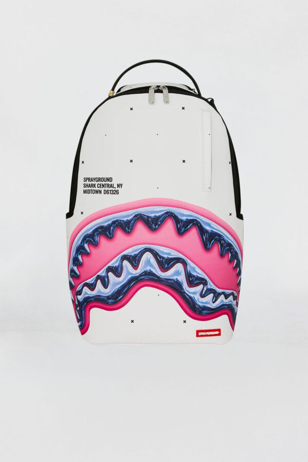 SHARK CENTRAL LIQUID CHROME BACKPACK