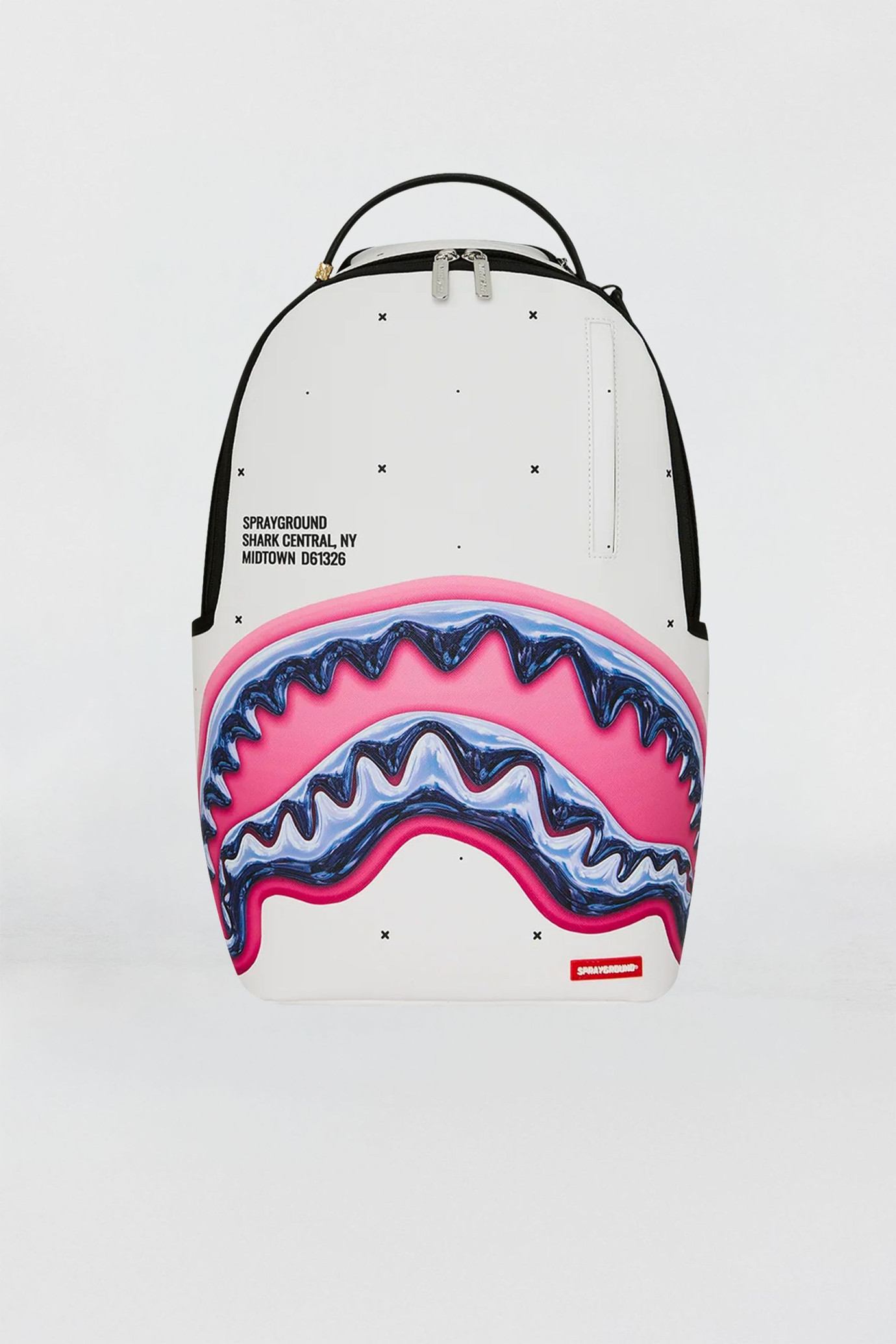SHARK CENTRAL LIQUID CHROME BACKPACK